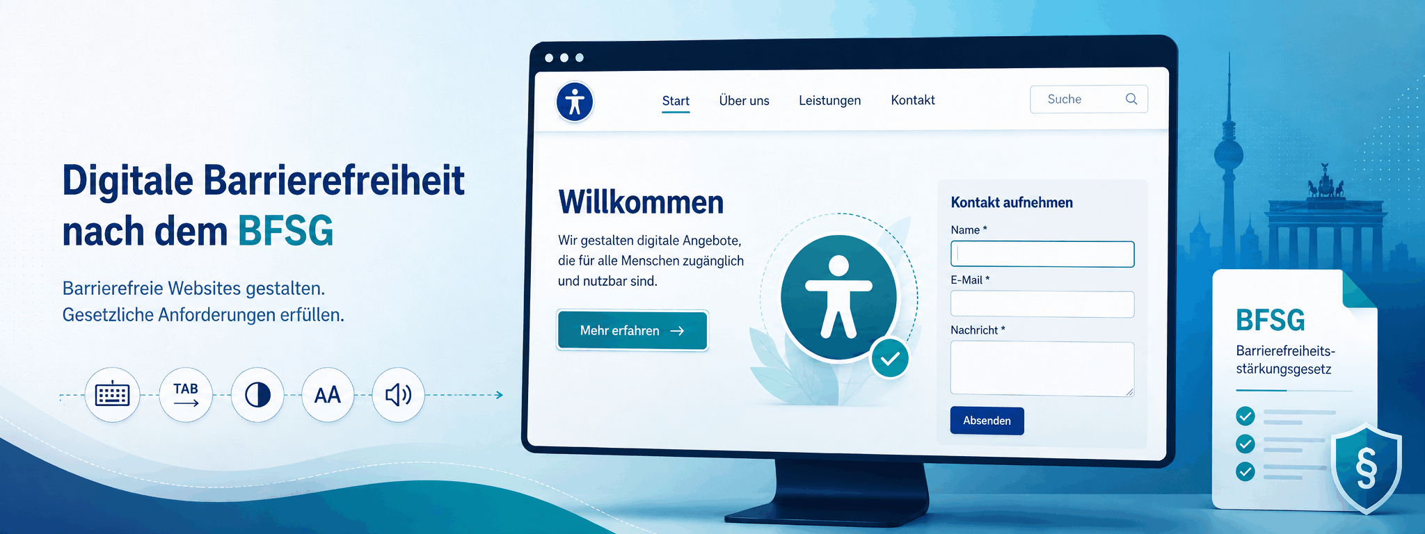 Barrierefreie Website: Was das BFSG verlangt