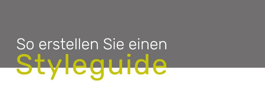 Styleguide für Grafikdesign